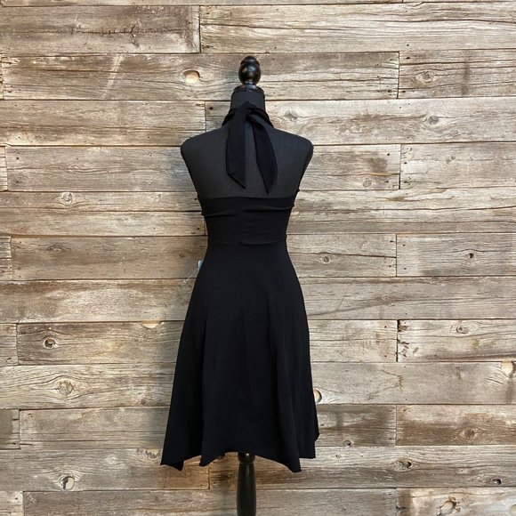 🖤American Apparel Black Halter Keyhole Dress - Picture 2 of 8